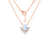 Moonstone & White Topaz Necklace RBM-RN-72.