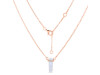 Moonstone & White Topaz Pencil Necklace RBM-RN-84.