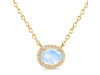 Moonstone & White Topaz Necklace RBM-RN-85.