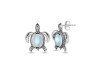 Moonstone Turtle Stud Earring RBM-RUE-4.