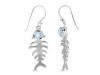 Moonstone Fish Bone Earring RBM-RUE-17.