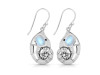 Moonstone Snail Earring RBM-RUE-18.