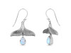 Moonstone Whale Tail Earring RBM-RUE-22.