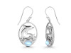 Moonstone Dolphin Earring RBM-RUE-24.
