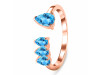 Swiss Blue Topaz Ring SBTZ-RDR-2769.