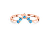 Swiss Blue Topaz Ring SBTZ-RR-274.