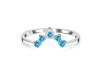 Swiss Blue Topaz Ring SBTZ-RR-274.