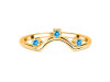 Swiss Blue Topaz Ring SBTZ-RR-321.