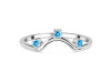 Swiss Blue Topaz Ring SBTZ-RR-321.