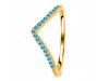 Swiss Blue Topaz Ring SBTZ-RR-323.