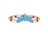 Swiss Blue Topaz Ring SBTZ-RR-324.