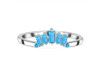 Swiss Blue Topaz Ring SBTZ-RR-324.