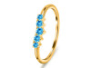 Swiss Blue Topaz Ring SBTZ-RR-326.