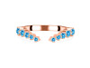 Swiss Blue Topaz Ring SBTZ-RR-327.