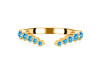 Swiss Blue Topaz Ring SBTZ-RR-327.