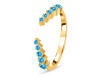 Swiss Blue Topaz Ring SBTZ-RR-327.