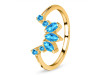 Swiss Blue Topaz Ring SBTZ-RR-378.