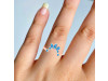 Swiss Blue Topaz Ring SBTZ-RR-378.
