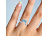 Swiss Blue Topaz Ring SBTZ-RR-378.