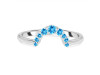Swiss Blue Topaz Ring SBTZ-RR-390.