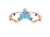 Swiss Blue Topaz Ring SBTZ-RR-407.