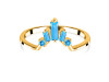 Swiss Blue Topaz Ring SBTZ-RR-407.