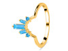 Swiss Blue Topaz Ring SBTZ-RR-407.