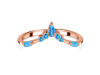 Swiss Blue Topaz Ring SBTZ-RR-408.
