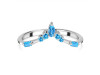 Swiss Blue Topaz Ring SBTZ-RR-408.