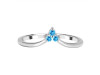 Swiss Blue Topaz Ring SBTZ-RR-409.