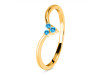 Swiss Blue Topaz Ring SBTZ-RR-409.