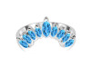 Swiss Blue Topaz Ring SBTZ-RR-410.