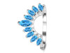 Swiss Blue Topaz Ring SBTZ-RR-410.