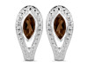 Smoky Stud Earring SMY-RDE-17.