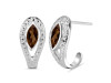 Smoky Stud Earring SMY-RDE-17.