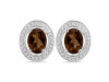 Smoky Stud Earring SMY-RDE-35.