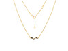 Smoky & White Topaz Necklace SMY-RDN-460.