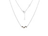 Smoky & White Topaz Necklace SMY-RDN-460.