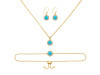 Turquoise Jewelry Set TRQ-RDB-65-RDN-72-RDE-693.