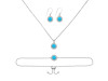 Turquoise Jewelry Set TRQ-RDB-65-RDN-72-RDE-693.