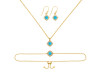 Turquoise Jewelry Set TRQ-RDB-67-RDN-77-RDE-695.