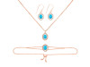 Turquoise Jewelry Set TRQ-RDB-68-RDN-78-RDE-694.