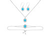 Turquoise Jewelry Set TRQ-RDB-68-RDN-78-RDE-694.