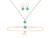 Turquoise Jewelry Set TRQ-RDB-83-RDN-69-RDE-701.