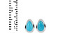 Turquoise Stud Earring TRQ-RDE-1106.