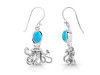 Turquoise Octopus Earring TRQ-RUE-46.