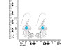 Turquoise Jelly Fish Earring TRQ-RUE-47.