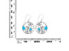 Turquoise Mermaid & Star Fish Earring TRQ-RUE-52.