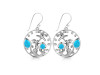 Turquoise Mermaid & Star Fish Earring TRQ-RUE-52.