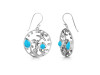 Turquoise Mermaid & Star Fish Earring TRQ-RUE-52.